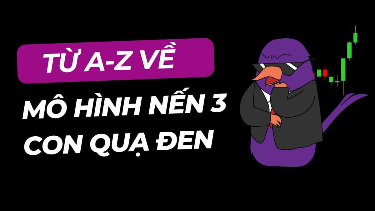 Mô hình nến 3 con quạ đen