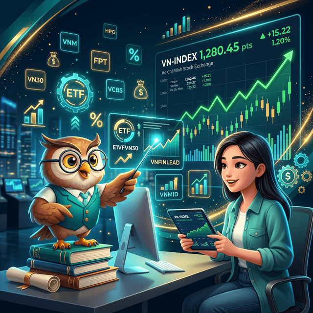 Chứng khoán cho người mới F0 - Hướng dẫn đầu tư cơ bản